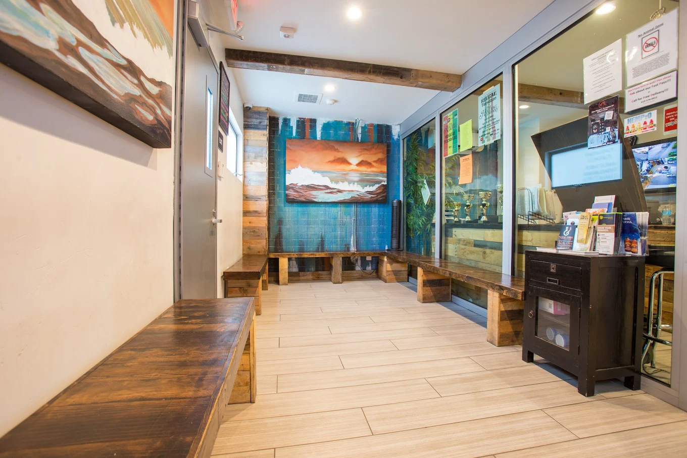interior of golden state greens cannabis dispensary